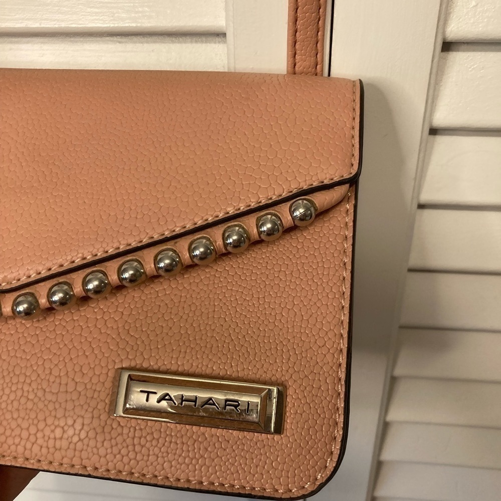 NWT Tahari Pink And Silver Small Crossbody Bag - Picture 3 of 16